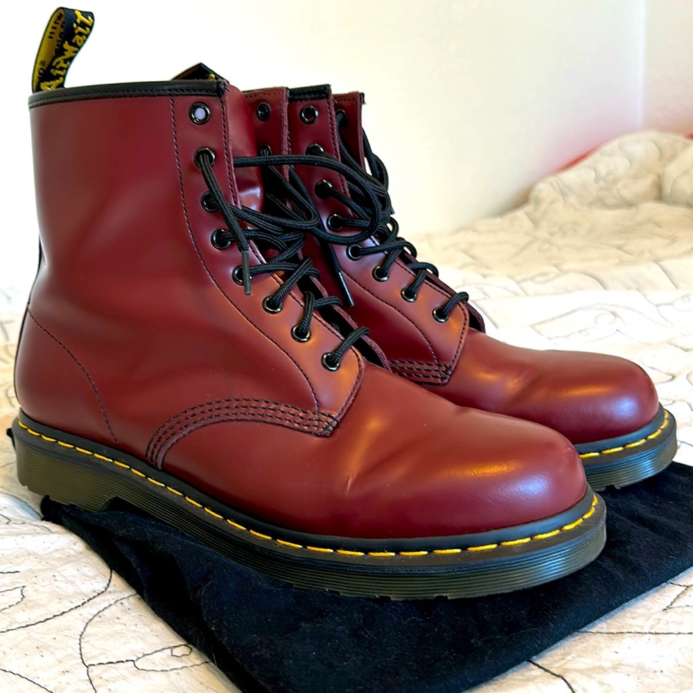 Oxblood Doc Martin Boots Men’s 12